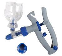 Auto Injector Syringe Goat Gun, 5ml Cattle Syringe Gun with Bottle Insertion Continuous Adjustable Accurate Livestock for Goat Pig Cow