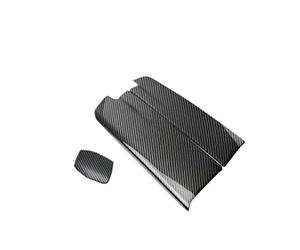 Auto Inner Decor Parts For Benz E CLS Class W212 2014 13-15 W218 LHD Car Center Console Armrest Box Trim Cover Carbon Fiber Style
