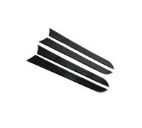 Auto Inner Parts For A4 B8 A5 2010-2016 Piano Black 4pcs Car Interior Door Window Panel Strips Trim
