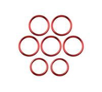 Auto Inner Parts For Benz A Class W177 2019-2020 Car Central Dashboard Rear Seat Ac Air Vent Ring Trim Cover(A)