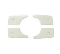 Auto Inner Parts For Benz For W212 W164 W166 X166 2010-15 Central ES Multimedia Button Cover Trim Sticker Car Accessories(4Pc)