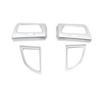 Auto Inner Parts For CRV 2012-2016 4Pcs ABS Chrome Car Front Air Outlet Air Condition Vent Trim Panel Cover