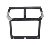 Auto Inner Parts For Ford For Explorer 2011 2012 2013 2014 2015 Carbon Black Interior Console Navigation Cover Frame Trim ABS 1pcs Interior Styling Cover(Carbon Fiber Style)