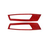 Auto Inner Parts For Mustang 2009-2013 Car Interior Inner Front Door Panel Cover Wrap Decoration Stickers 2PCS(Black)