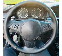Auto Interior Accessories Car Steering Wheel Cover For BMW E60 E63 E64 M5 2005 2007 2008 M6(Blue line)