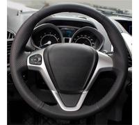 Auto Interior Decorate Accessories Steering Wheel Braiding Cover For Ford For EcoSport 2014-2017 For Fiesta 2008-2017(Yellow)