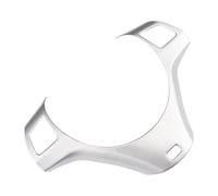 Auto Interior For BMW 1 3 Series E90 E92 E93 2005-2012 E82 E87 2004-2011 X1 E84 2009-2016 Car Steering Wheel Frame Cover Trim Sticker(ABS Silver)