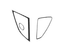 Auto Interior For Chevrolet For Corvette C7 2014-2019 LHD Interior Carbon Fiber Car Door Speaker Horn Frame Strip Trim Sticker