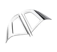 Auto Interior For Chevrolet For Cruze Sedan Hatchback 2009-2015 Car Chrome Steering Wheel Protective Cover Trim Sticker(Two Hole Glossy)