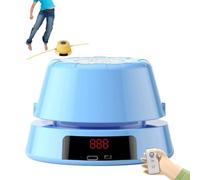 Auto Jump Trainer,Rechargeable Jump Rope Machine,Wireless Skipping Rope with Counter,Smart Electronic Skipping Rope with Remote Control & 10 Speed for Adult Kids Home Fitness (Blue)