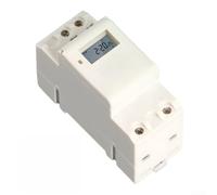 Auto Light Timer 16 Cycles Daily Power Save(220V 30A) | for durable ABS casing, white finish, compact build, fits standard panels, indoor commercial use