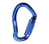 Auto Locking Carabiner - 23kn Strong D Ring Clip, Portable High Performance, Lightweight Safety Connector | Versatile Alloy Gear Rigging for Hammocks Pets Ropes Rappelling Training Outdoor Hiking