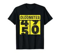 Auto Mechanic 50th Birthday Oldometer Odometer High Mileage T-Shirt