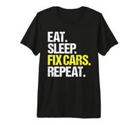 Auto Mechanic Eat Sleep Routine Premium T-Shirt