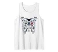 Auto Mechanic Engineer Car Enthusiast Engine Skeleton Tank Top