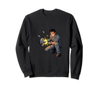 Auto Mechanic Impact Gun Anime Action Art Sweatshirt