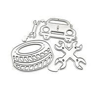 Auto Mechanic Metal Cutting Dies Stencil Die for Scrapbooking Embossing Dies Cut Mould Paper Cards Making Album Paper Decorative