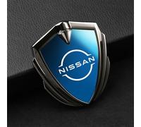 Auto Metal Emblems sticker, For N-issan Qashqai X-Trail Teana Sylphy Trim Emblem Logo Sticker Replacement Exterior Body car Decoration Accessories,B/Black-blue