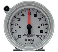 Auto Meter 233909 Auto Gage 3-3/4" Tachometer 0-10,000 RPM w/Silver Dial & Shift-Light