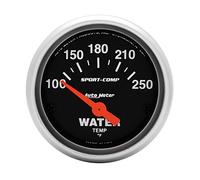 Auto Meter 3337 Sport-Compact Short Sweep Electric Engine Temperature Water Gauge