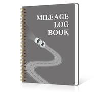 Auto Mileage Log Book for Personal or Business, Vehicle Maintenance Log Book for Car, Miles Log Books for Taxes, Car Mileage Log for Expense Rocord Notebook, 5.9"x 8.6"
