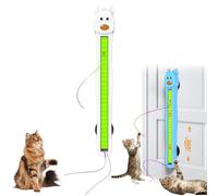 Auto Motion Flying Rope Cat Toy, Automatic Electric Wall Mounted Interactive Cat Toy for Indoor Cats, Interactive Cats for Hands-Free Exercise and Boredom Relief & Daily Exercise (a)