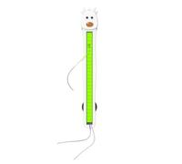 Auto Motion Flying Rope Cat Toy,Automatic Electric Wall Mounted Interactive Cat Toy with Adjustable Motion Mode,Self-Employment Door Game,Rechargeable Electric Interactive Cat Toy for Indoor (White)