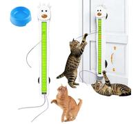 Auto Motion Flying Rope Cat Toy, From Lazy to Crazy, Automatic Electric Wall Mounted Interactive Cat Toy for Indoor Cats, Smart 360° Flexible Hands-Free Quiet USB Powered (1 PC)