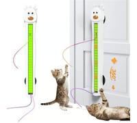 Auto Motion Flying Rope Cat Toy From Lazy to Crazy, Flying Rope Design, Hands Free, Rechargeable Electric Wall Mounted Interactive Cat Toys, Boredom Relief & Daily Exercise
