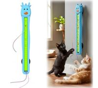 Auto Motion Flying Rope Cat Toy from Lazy to Crazy, Hands-Free Interactive Wall Mounted Cats Toy, Automatic Rotating Teaser with Prey-Like Movement, Increase Exercise for Indoor (B)