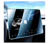 Auto Navigation Screen Protector For Tesla For Model 3 Y 2023 2022 2021 Car GPS Navigation Screen Tempered Glass Protective Film Anti-scratch Interior Tempered Glass Screen Protector(2 PCS With Protec