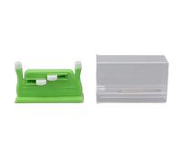 Auto Needle Threader, Plastic Dual Head Hand Sewing Automatic Thread Device Threading Machine with 5 Needles for Aged (Green)