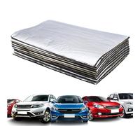 Auto Noise Cancelling Material - 10Pcs Car Sound Damping Mat, 5Mm Thick Damping Sheets, Noise Cancelling Insulation, Vibration Damping For Cars | Internal Noise Control Solution