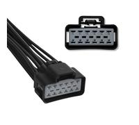 AUTO OCCASION Automotive Heated/Cooled Seat Module Connector Wire Assembly with 7.67'' Compatible with 2003-2019 Ford F150 F250 Explorer Mustang Fusion Lincoln MKS Mercury Milan 12 Leads