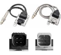 AUTO OCCASION Automotive Outlet and Inlet Sensor A0101532328/2228 for 2012-2022 Freighliner Cascadia 2016-2022 Mercedes-Benz Western Star 5700XE DD13 DD15 DD16 2Pcs Nitrogen Oxide Sensor