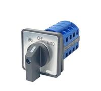 AUTO-OFF-MAN 3 Positions 4 Poles Control Motor Changeover Cam Rotary Switch LW28 LW26-20A YMW26-20/4 1Pcs