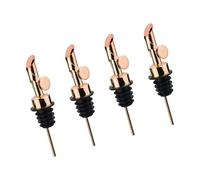 Auto Opening Wine Pourer Leak Proof Spouts Premium Nonrust Steel Generic Bottles Adapter Modern Kitchens Accessory Nonrust Steel Pubs Tool