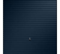 Auto Over Elizabethan Horizontally Ribbed Up & Over Steel Blue Retractable Garage Door, (H)2039mm (W)2424mm (T)40mm