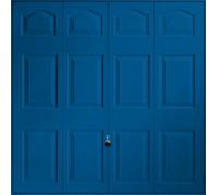 Auto Over Victorian 12-Panelled Up & Over Signal Blue Canopy Garage Door, (H)2039mm (W)2274mm (T)40mm
