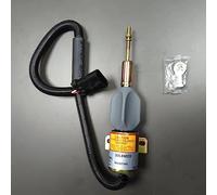 AUTO-PALPAL Shutoff Solenoid 24V 504017345 113483 F4BE0684M 1223.3594.30, Compatible with Kobelco E215 New Holland WX170 WX200 Case 301BD 336B 1070 1170 1370 770 Engine