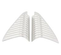Auto Panel Interior For VW For T-R&OC For TROC 2017-2024 Carbon Fiber Car Front Door A Pillar Triangle Cover Trim Accessories Decoration Panel(Stainless Steel Sliver)