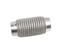 Auto Parts 2.0/2.5/3.0/3.5Inch Stainless Steel Exhaust Flexible Pipe Hose Tube Flex Coupler With Interlock/Length 100mm 150mm 200mm PGQSQVTXF(L-200 ID-63 mm)