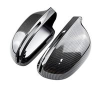 Auto parts Car Side Door Mirrors Cover Auto Rearview Mirror Cap For A-udi A3 8P B8.5 2010 2011 2012 2013 For A-udi A4 S4 B8 8K 2008-2009 rgsdg (Color : Carbon Look-B8.5)(Carbon Look-b8)