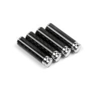 Auto Parts Compatible With For X1 E84 X3 F25 4pcs Car Carbon Fiber Doors Latch Lifter Door Pin Decoration Cover Modified Parts