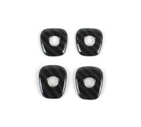 Auto Parts Compatible with for X4 G02 2019 2020 2021 2022 Car Interior Accessories Door Lock Bolt Latch Lifter Pin Decoration Trim Stickers(Carbon Fiber)