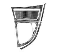 Auto Parts For BMW 1 Series E81 E82 E87 E88 2008-2013 Carbon Fiber Car Gear Shift Panel Side Strip Storage Box Frame Sticker(RHD)
