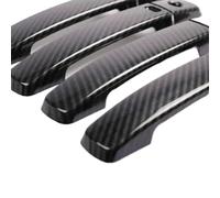 Auto Parts for Nissan Altima 2007-2012 Car Carbon Fiber Style Black Exterior Door Handle Moulding Cover Trim Sticker(Carbon)