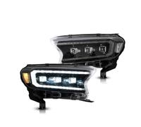 Auto Parts LED Head Lamps Car Headlights Assembly Front Lamp 2015-2018 2019 2020 W/Sequential Turn Signal Compatible For Ford Ranger T6 T7(3-Lens headlights)