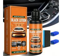 Auto Plastic Black Lotion - 60s Quick Deep Cleaning, Instantly Restores & Protects Car Trim, Dashboard & Bumper - DIY Car Care for Multiple Models - Long-Lasting Protection Against Fading, 100ML (*1)