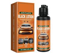 Auto Plastic Black Lotion, Auto Plastic Restorer Kit, Car Plastic Restorer Black, Plastic Restorer for Cars, Plastic Care for Car Interior, Can Restore The Luster of Faded Plastics and Rubbers (1PC)